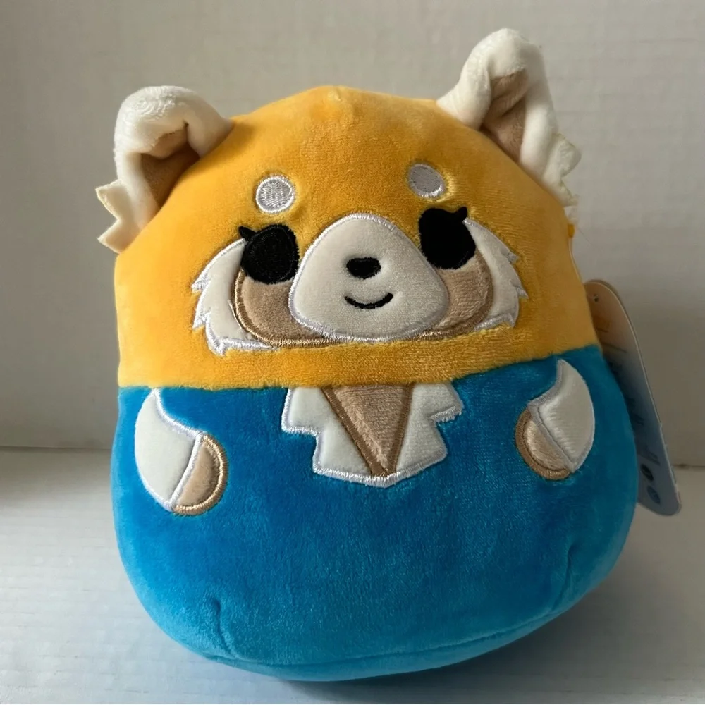 Squishmallows KellyToy Sanrio Aggretsuko Fox 8in Soft Plush Stuffed Toy Animal